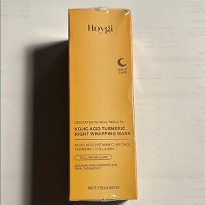 Kojic Acid Turmeric Night Wrapping Mask - Yellow